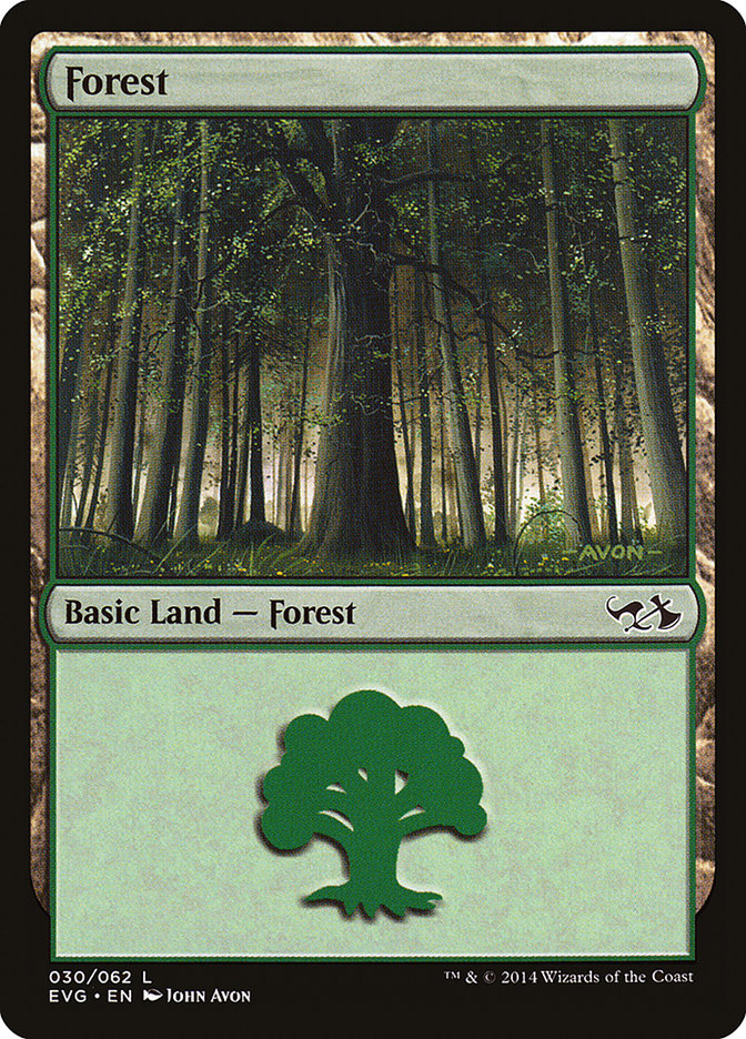 Forest (30) (Elves vs. Goblins) [Duel Decks Anthology] | Magic Magpie