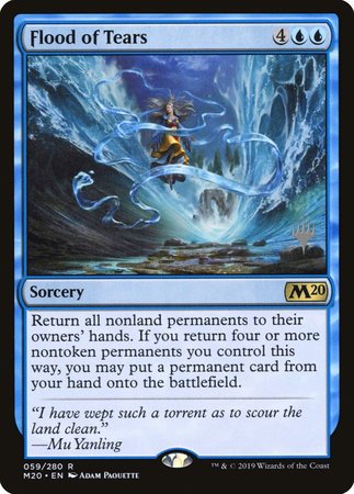 Flood of Tears [Core Set 2020 Promos] | Magic Magpie