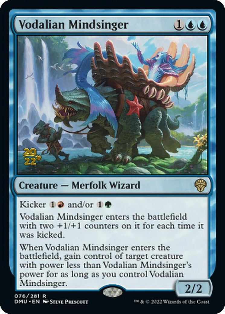 Vodalian Mindsinger [Dominaria United Prerelease Promos] | Magic Magpie
