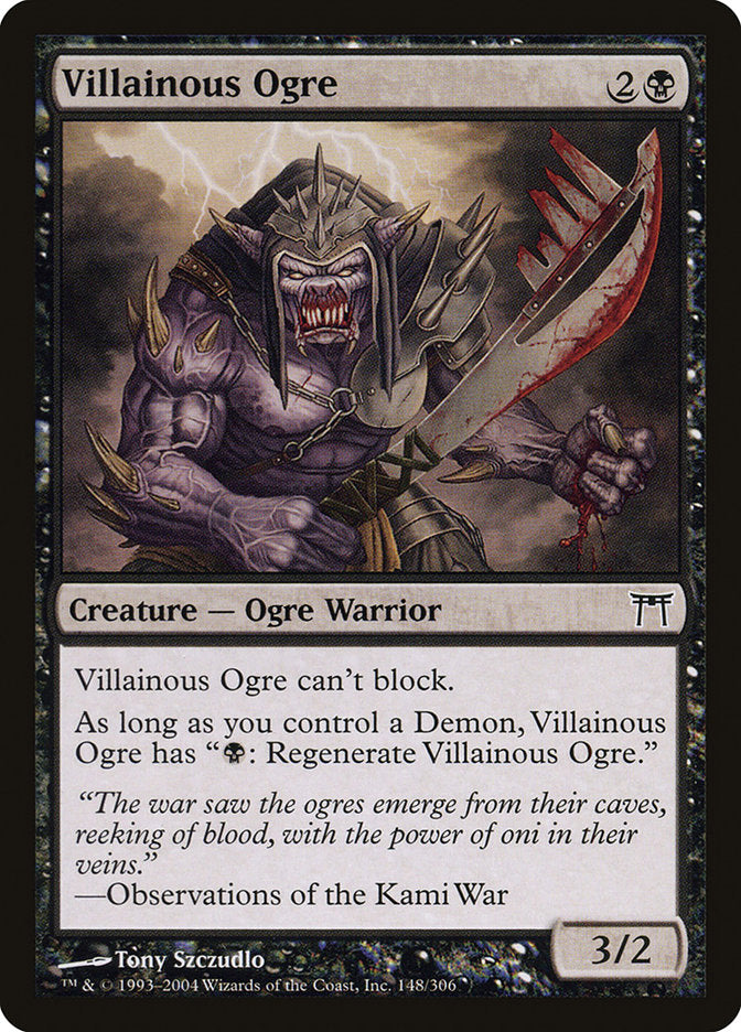 Villainous Ogre [Champions of Kamigawa] | Magic Magpie