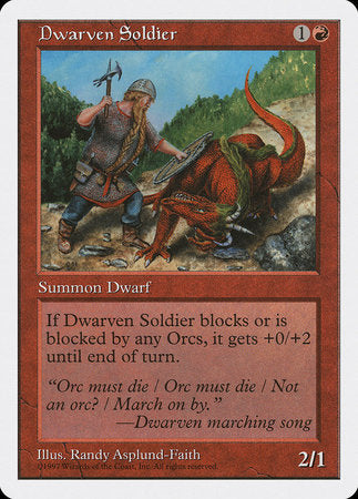 Dwarven Soldier [Fifth Edition] | Magic Magpie