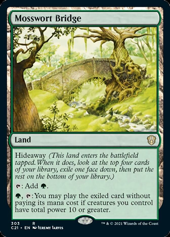 Mosswort Bridge [Commander 2021] | Magic Magpie