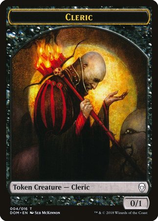 Cleric Token [Dominaria Tokens] | Magic Magpie