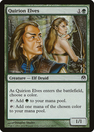 Quirion Elves [Duel Decks: Phyrexia vs. the Coalition] | Magic Magpie