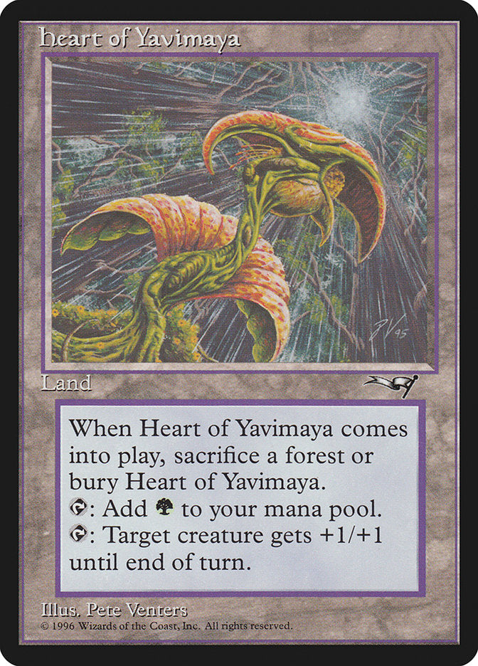 Heart of Yavimaya [Alliances] | Magic Magpie