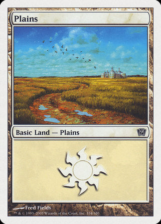 Plains (334) [Ninth Edition] | Magic Magpie