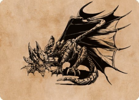 Ancient Copper Dragon Art Card (52) [Commander Legends: Battle for Baldur's Gate Art Series] | Magic Magpie