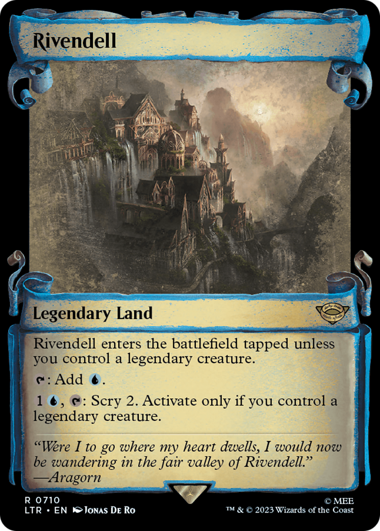 Rivendell [The Lord of the Rings: Tales of Middle-Earth Showcase Scrolls] | Magic Magpie