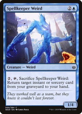 Spellkeeper Weird [War of the Spark] | Magic Magpie