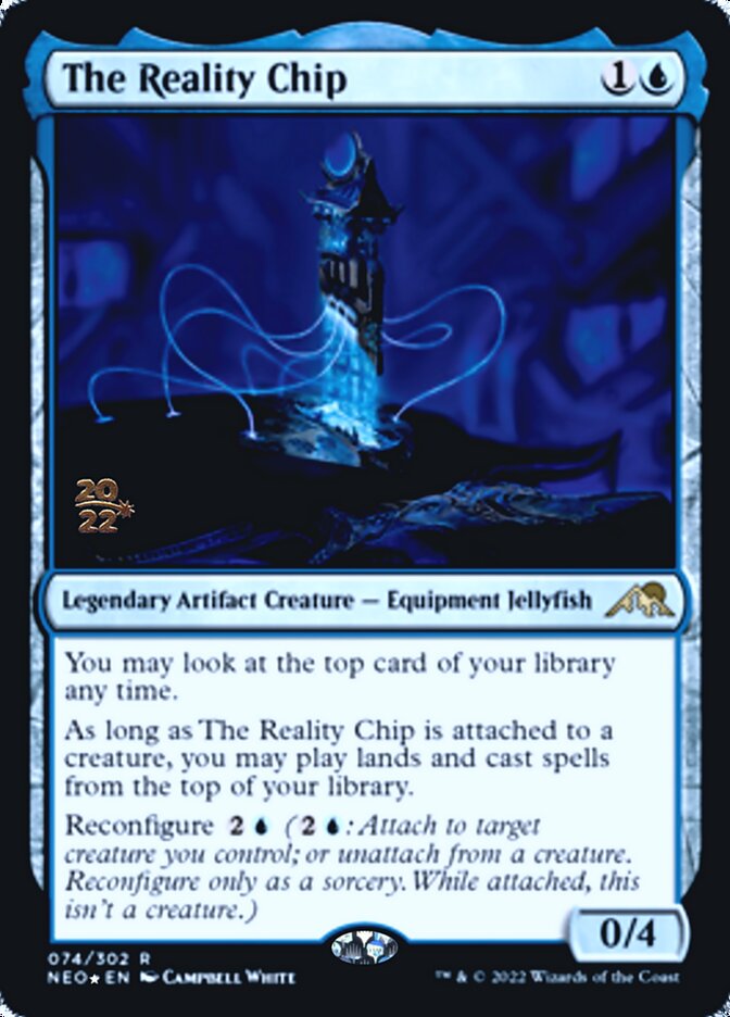 The Reality Chip [Kamigawa: Neon Dynasty Prerelease Promos] | Magic Magpie