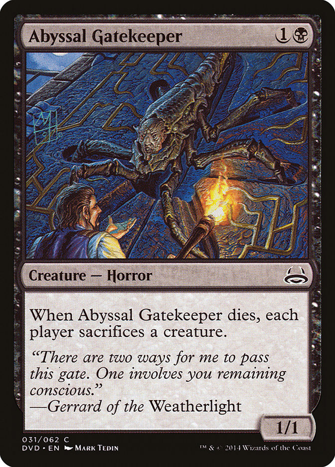 Abyssal Gatekeeper (Divine vs. Demonic) [Duel Decks Anthology] | Magic Magpie