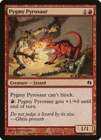 Pygmy Pyrosaur [Duel Decks: Venser vs. Koth] | Magic Magpie