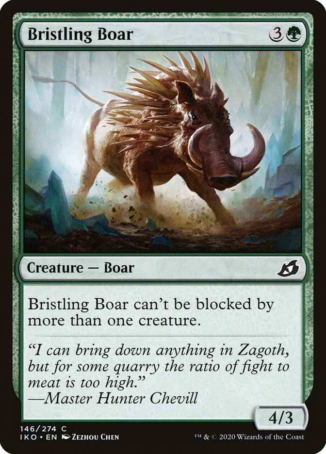 Bristling Boar [Ikoria: Lair of Behemoths] | Magic Magpie