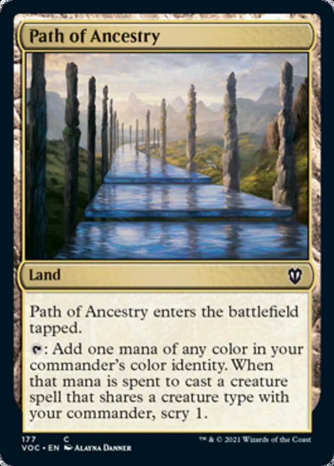 Path of Ancestry [Innistrad: Crimson Vow Commander] | Magic Magpie