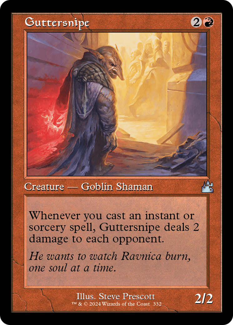 Guttersnipe (Retro Frame) [Ravnica Remastered] | Magic Magpie