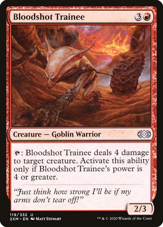 Bloodshot Trainee [Double Masters] | Magic Magpie