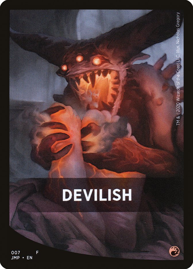 Devilish Theme Card [Jumpstart Front Cards] | Magic Magpie