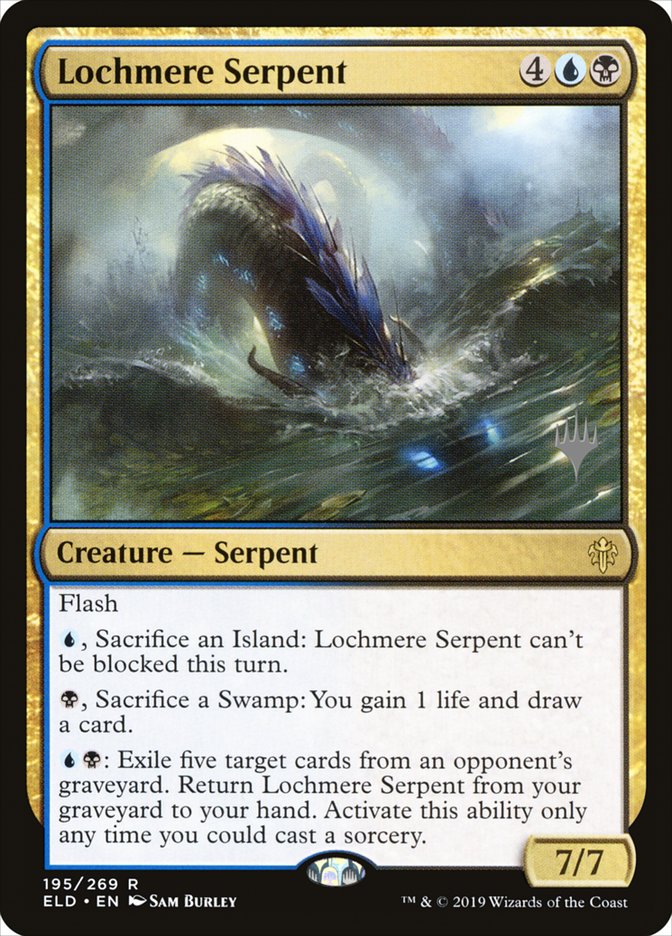 Lochmere Serpent (Promo Pack) [Throne of Eldraine Promos] | Magic Magpie