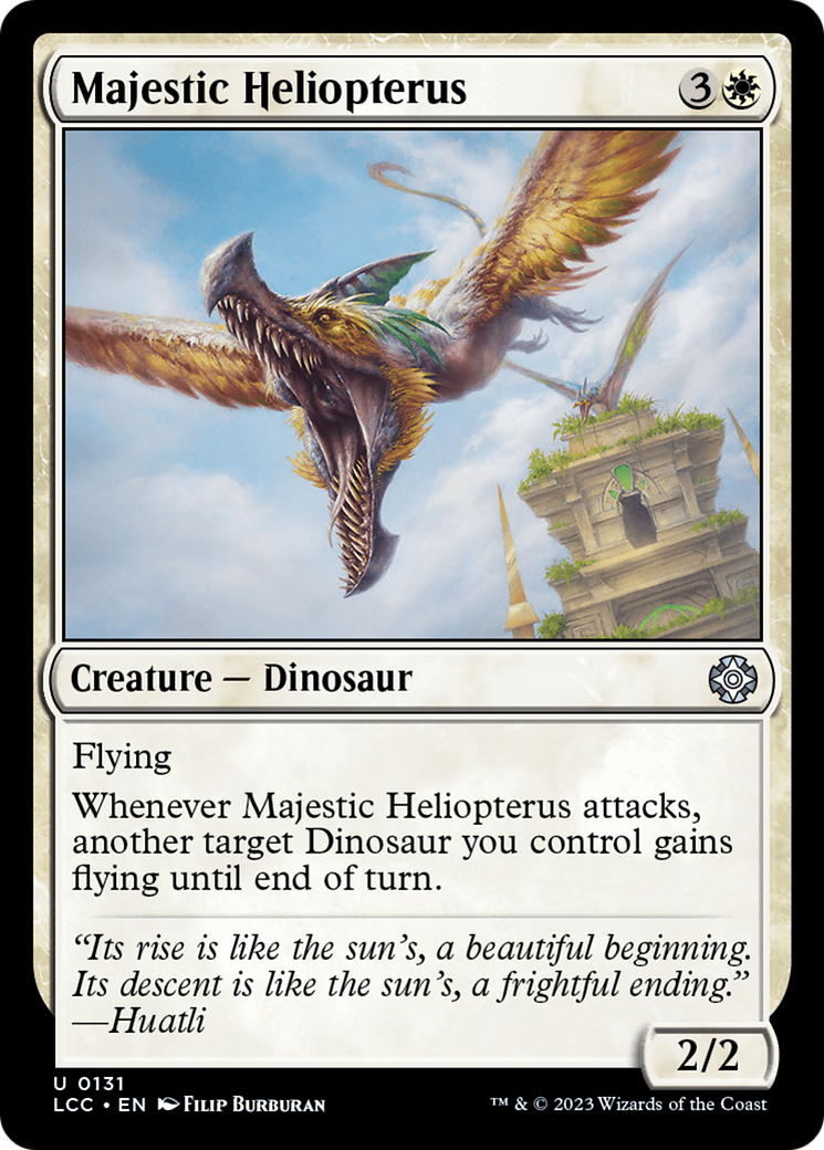 Majestic Heliopterus [The Lost Caverns of Ixalan Commander] | Magic Magpie