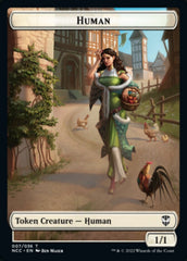 Eldrazi Spawn // Human Double-sided Token [Streets of New Capenna Commander Tokens] | Magic Magpie