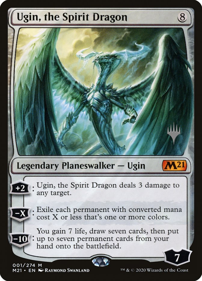 Ugin, the Spirit Dragon (Promo Pack) [Core Set 2021 Promos] | Magic Magpie