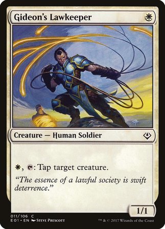 Gideon's Lawkeeper [Archenemy: Nicol Bolas] | Magic Magpie