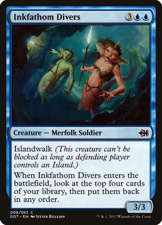 Inkfathom Divers [Duel Decks: Merfolk vs. Goblins] | Magic Magpie