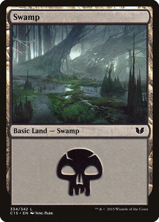 Swamp (334) [Commander 2015] | Magic Magpie