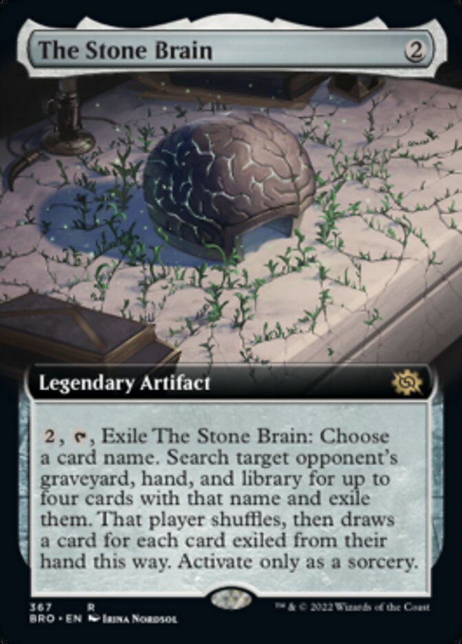 The Stone Brain (Extended Art) [The Brothers' War] | Magic Magpie
