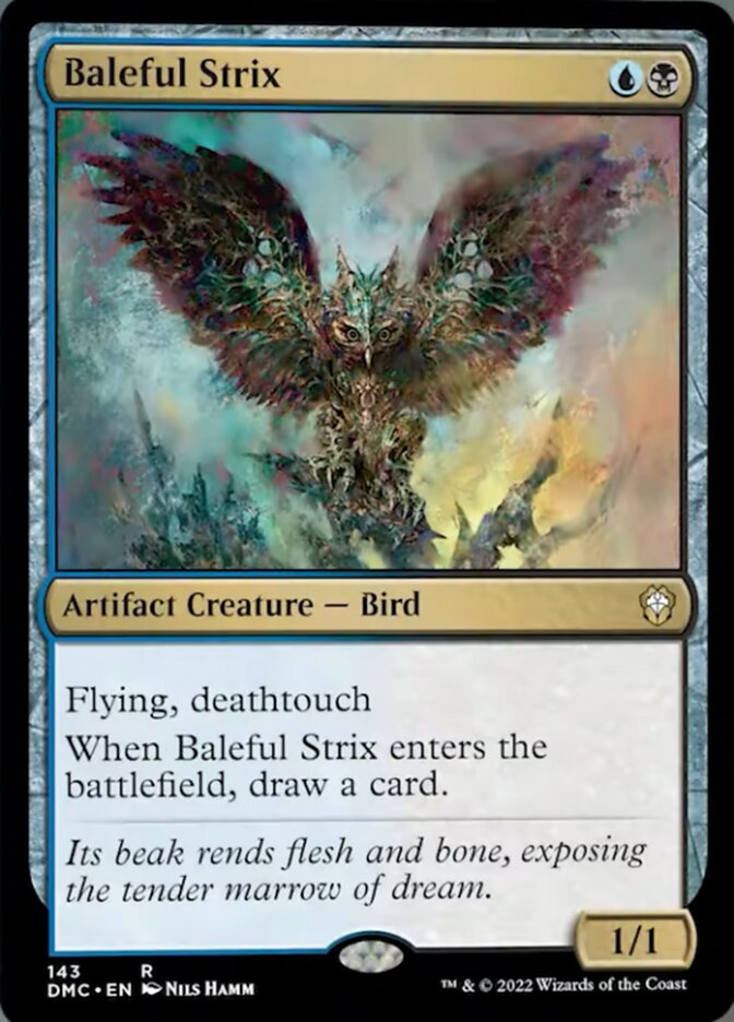 Baleful Strix [Dominaria United Commander] | Magic Magpie