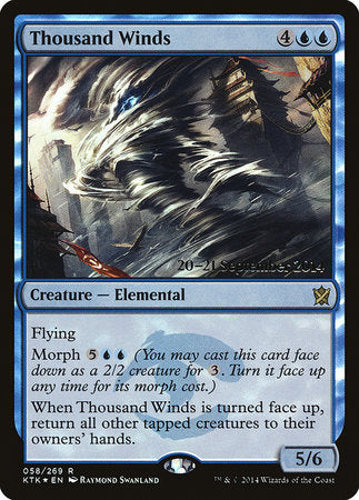 Thousand Winds [Khans of Tarkir Promos] | Magic Magpie