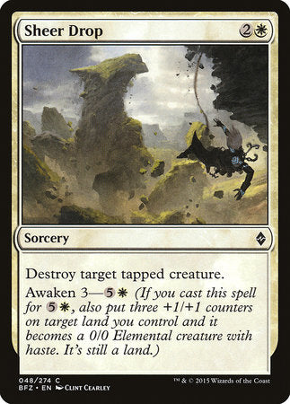 Sheer Drop [Battle for Zendikar] | Magic Magpie