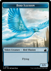 Goblin (0008) // Bird Illusion Double-Sided Token [Ravnica Remastered Tokens] | Magic Magpie