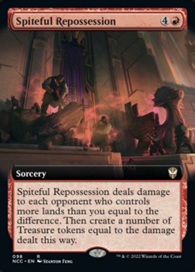 Spiteful Repossession (Extended Art) [Streets of New Capenna Commander] | Magic Magpie