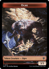 Soldier // Ogre Double-Sided Token [Murders at Karlov Manor Commander Tokens] | Magic Magpie