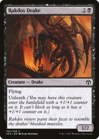 Rakdos Drake [Iconic Masters] | Magic Magpie