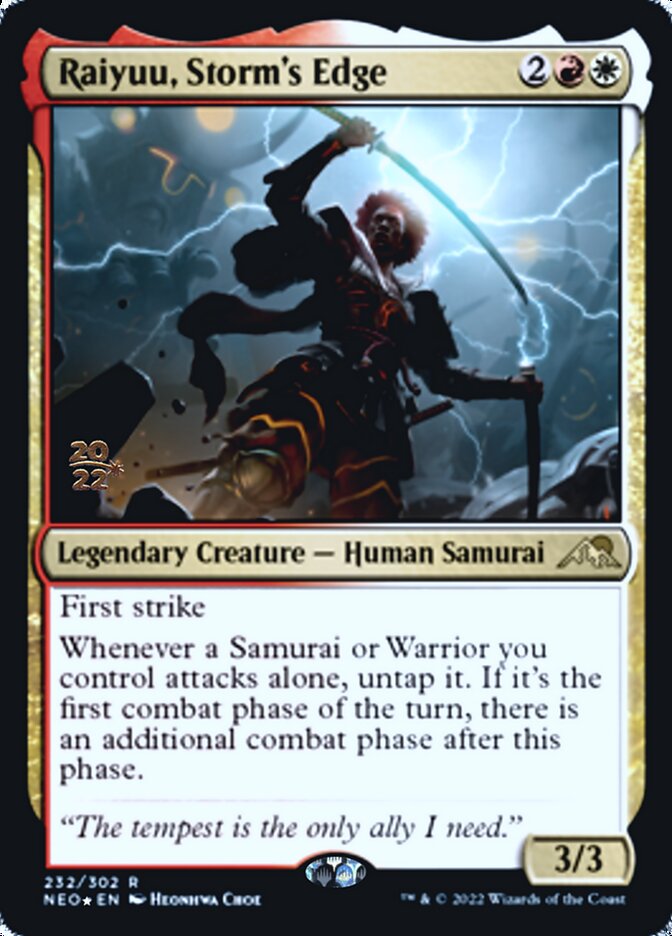 Raiyuu, Storm's Edge [Kamigawa: Neon Dynasty Prerelease Promos] | Magic Magpie