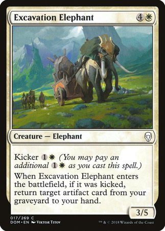Excavation Elephant [Dominaria] | Magic Magpie