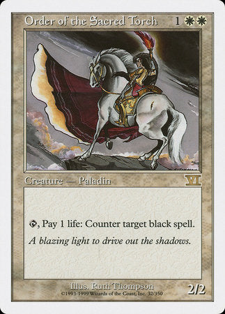 Order of the Sacred Torch [Classic Sixth Edition] | Magic Magpie