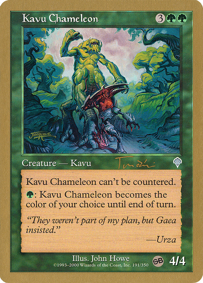 Kavu Chameleon (Jan Tomcani) (SB) [World Championship Decks 2001] | Magic Magpie