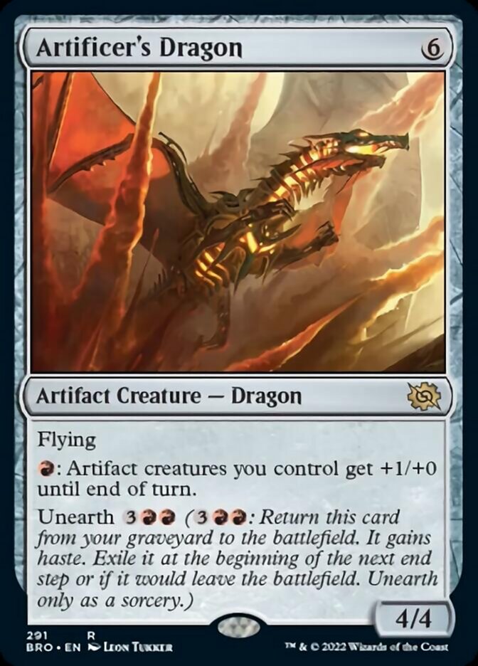 Artificer's Dragon [The Brothers' War] | Magic Magpie
