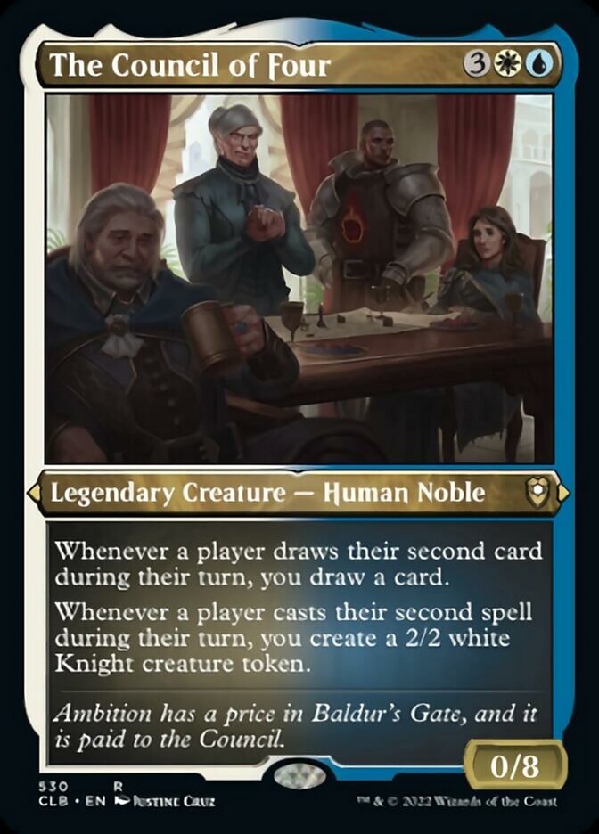 The Council of Four (Foil Etched) [Commander Legends: Battle for Baldur's Gate] | Magic Magpie