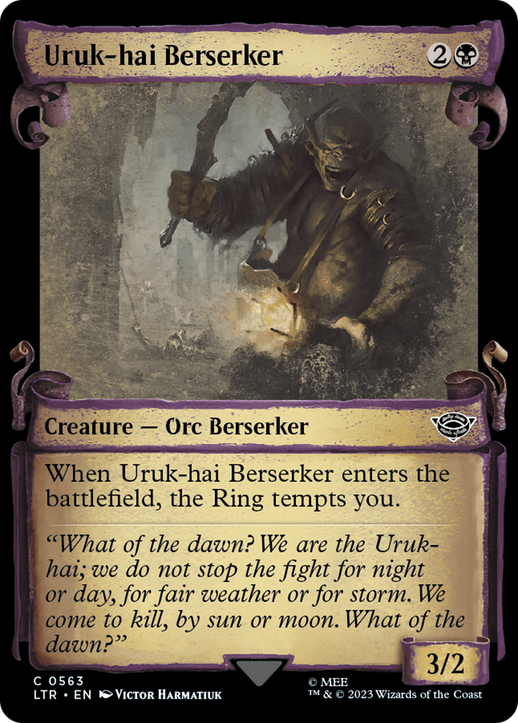 Uruk-hai Berserker [The Lord of the Rings: Tales of Middle-Earth Showcase Scrolls] | Magic Magpie