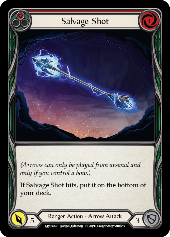 Salvage Shot (Red) [ARC066-C] 1st Edition Normal | Magic Magpie