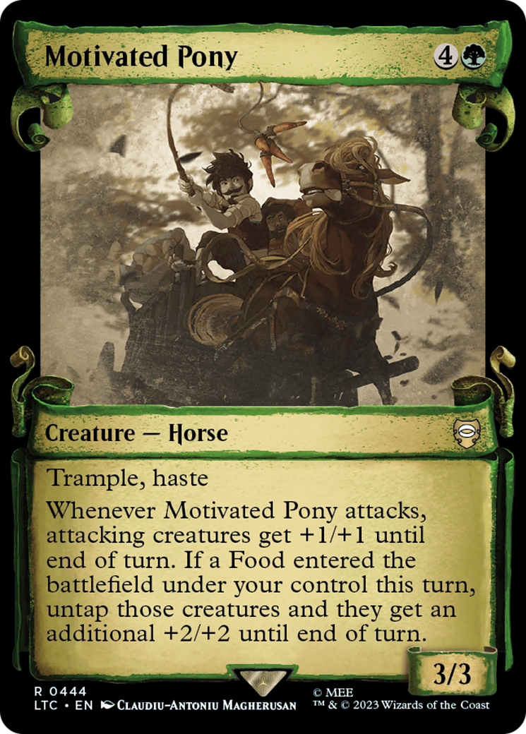 Motivated Pony [The Lord of the Rings: Tales of Middle-Earth Commander Showcase Scrolls] | Magic Magpie