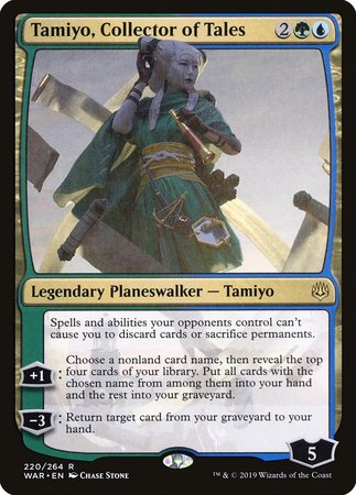 Tamiyo, Collector of Tales [War of the Spark] | Magic Magpie