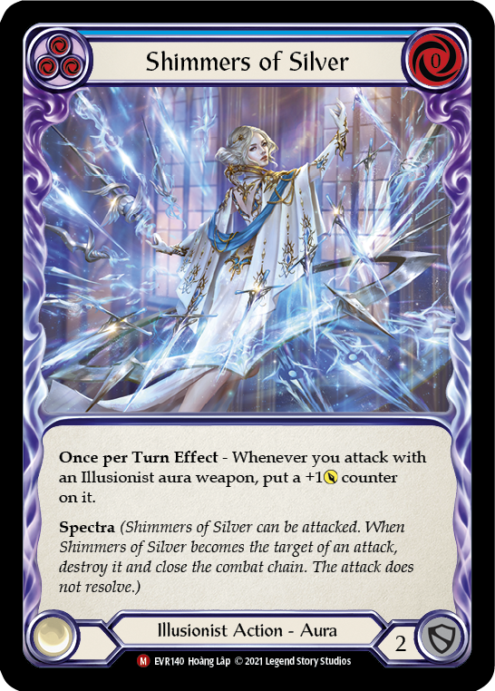 Shimmers of Silver [EVR140] (Everfest)  1st Edition Normal | Magic Magpie