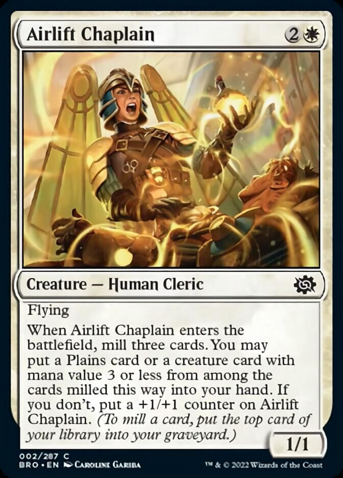 Airlift Chaplain [The Brothers' War] | Magic Magpie