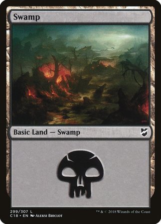 Swamp (299) [Commander 2018] | Magic Magpie