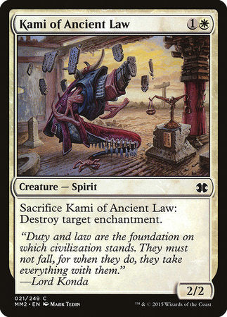 Kami of Ancient Law [Modern Masters 2015] | Magic Magpie